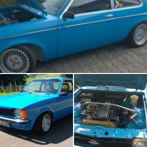 Blaue Limo