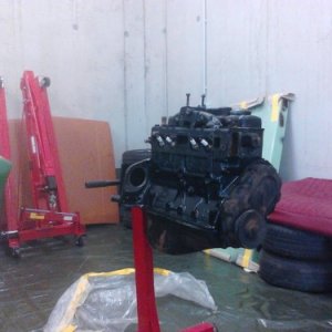 neues triebwerk in arbeit