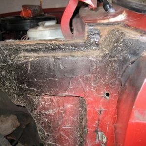A-Säule mit Versteifung
