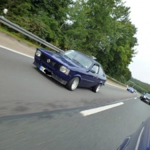 auf der Autobahn
