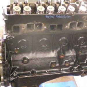 Motor fast komplett