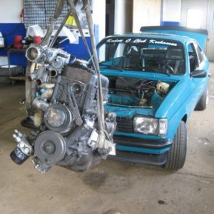 Motor raus...