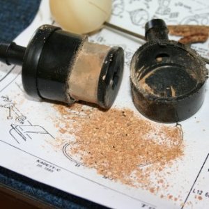 aufgeschnittener Vorfilter