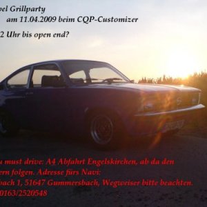 Alt Opel Grillparty am 11.04.