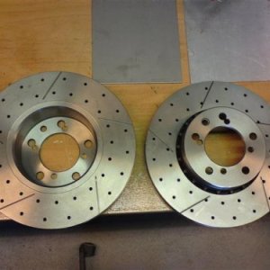 Bremsscheibe gelocht