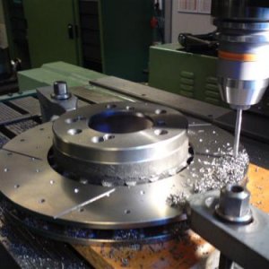 Bremsscheibe gelocht