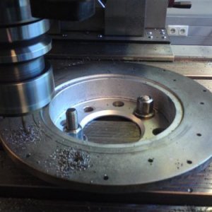 Bremsscheibe hinten gebohrt