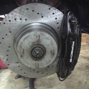 Porsche Bremsanlage angepasst