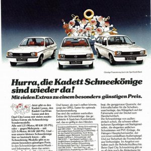 Zeitungsanzeige Schneekoenig