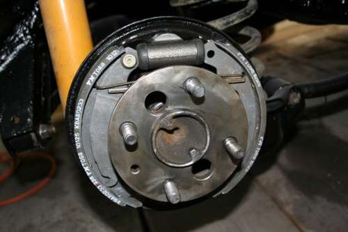 Bremse hinten neu