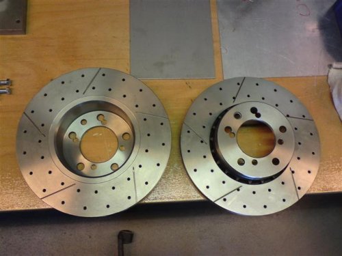 Bremsscheibe gelocht