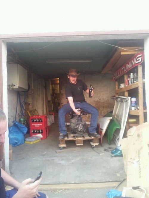 Motor Rodeo reiten