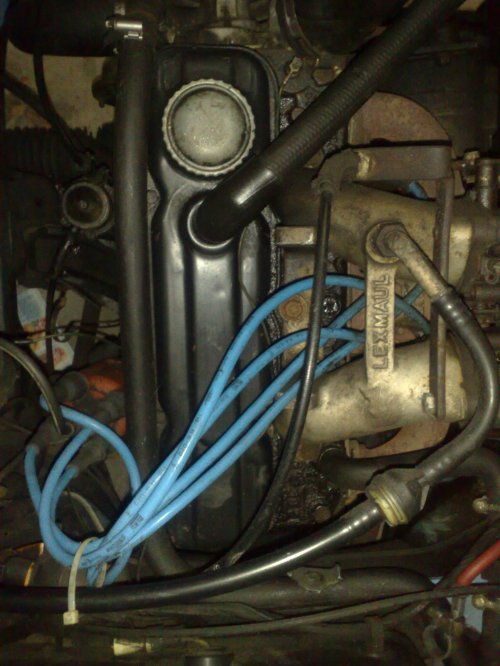 Motor von oben