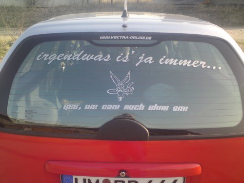 Vectra Heckscheibe...