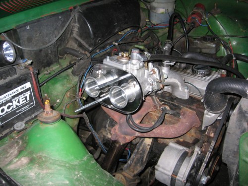 anbau des luftfilters